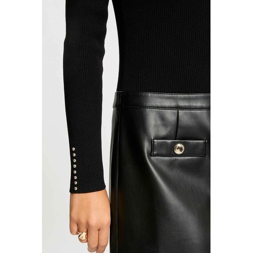 Robe courte ajustee 2 en 1 Morgan noir La Redoute