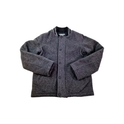 Manteau En Laine Bleu Marine Bonpoint Pour Garçon 6-7 Ans - Style Caban, Très Bon état
