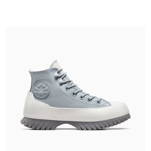 Grey converse leather top