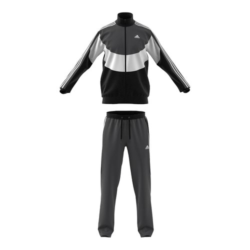 Tuta sportiva colorblock nero bianco grigio Adidas Performance La Redoute