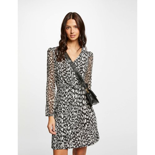 Abstract Print Shift Dress