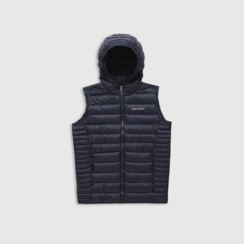 Mid season padded gilet navy blue Teddy Smith La Redoute