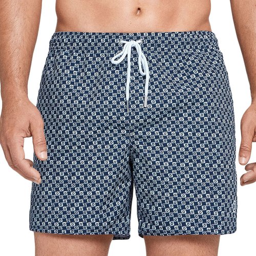 Maillot de bain short imprime moderne lazio bleu Impetus Beachwear La Redoute