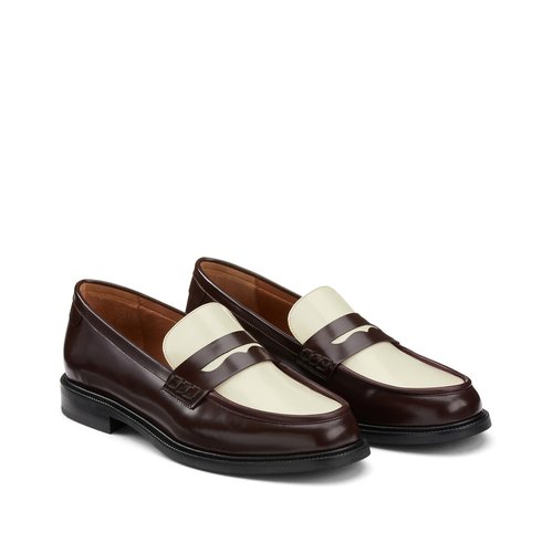 Mocassin en cuir bicolore Signature SIBYLLE