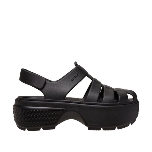 CROCO-EMBOSSED COMFORT SANDALS