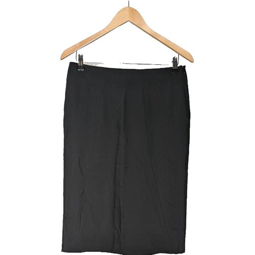 Jupe mi longue tres bon etat noir Zapa La Redoute