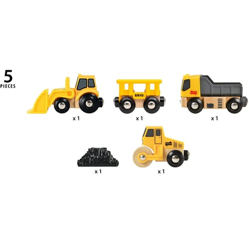 Crea Lign' – Maquette Engins De Chantier En Carton – À Personnaliser – Dès 5 Ans – Jaune