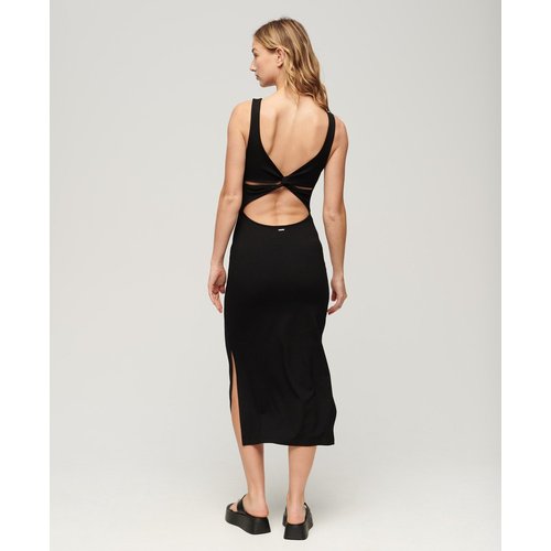 Robe mi longue en jersey a dos torsade Superdry La Redoute