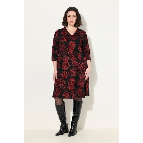 Robe en jersey motif jacquard salsa Ulla Popken La Redoute