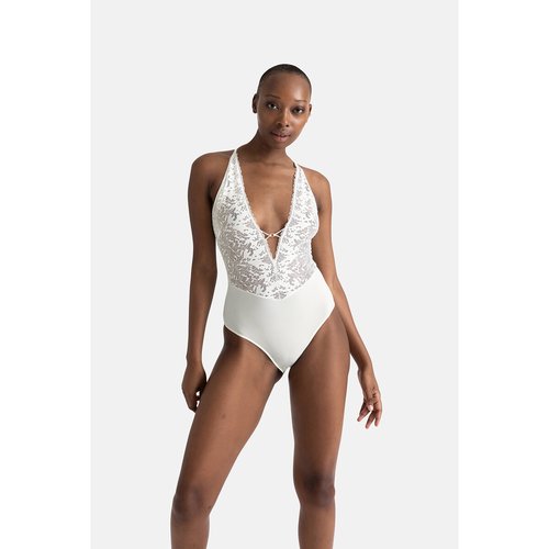 Kinsley lace bodysuit ivory Dorina La Redoute
