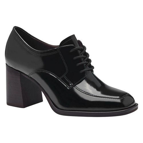 Black heeled brogues womens sales