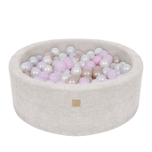 Velinda – Piscine à Balles Bouclée Avec 200 Balles – Aire De Jeu Enfant 80 Cm – Dès 12 Mois – Housse Amovible – Multicolore