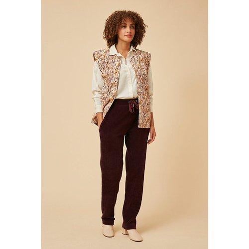 Pantalon large taille haute victor Harris Wilson bordeaux La Redoute
