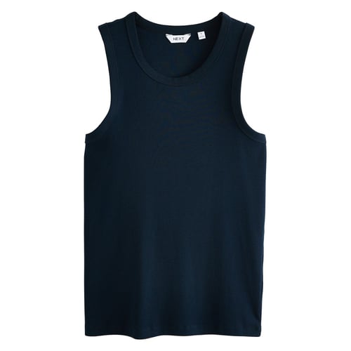 Noir FEMME Débardeur Caraco Côtelé à Col Rond Coupe Slim 2828526
