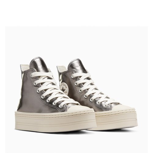 Modern lift new form high top trainers dark grey Converse La Redoute