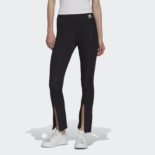 Adicolor Recycled Leggings with Split Bottoms and High Waist