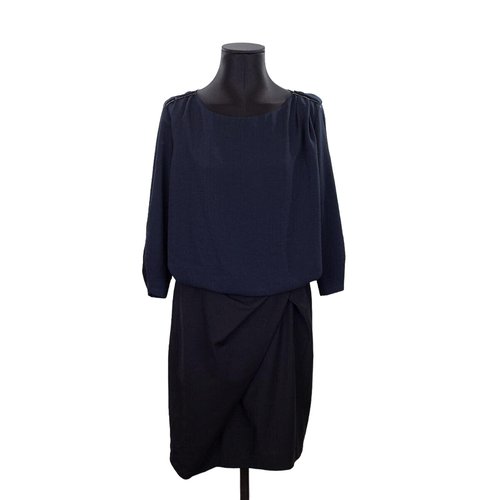Robe en laine tres bon etat noir Ikks La Redoute
