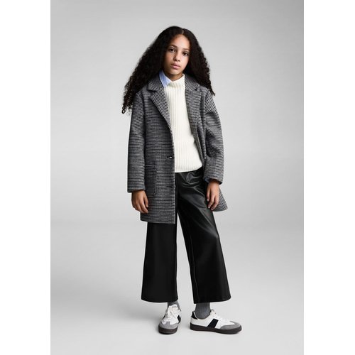 Pantalon en similicuir noir Mango Kids La Redoute