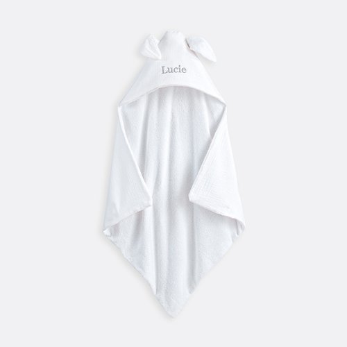 Cape Blanche Avec Capuche Pour Fille - Taille 12 Mois - Marque U Tout Petits - Neuf Avec étiquette