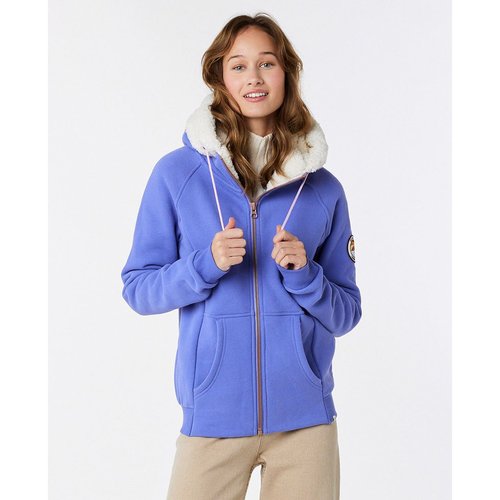 Sweat capuche sherpa femme new arrivals