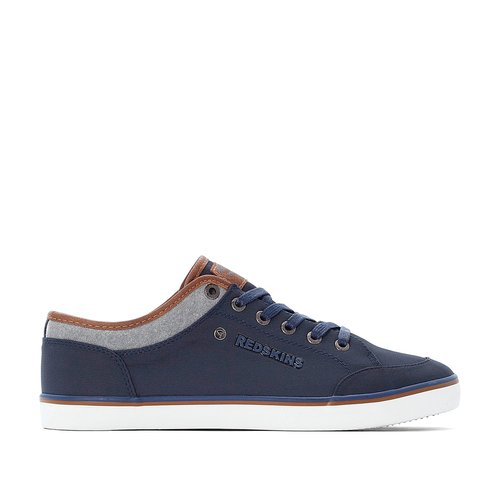 Baskets en cuir galeti marine Redskins La Redoute