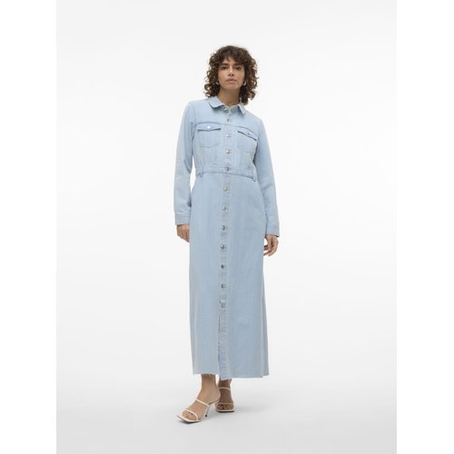Robe blazer vmmolly robe longue light blue denim Vero Moda La Redoute