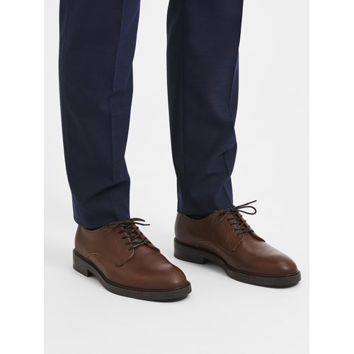 Chaussures derby cuir Selected Homme La Redoute