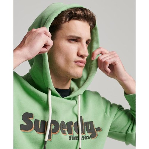 Sweat a capuche classique avec logo terrain Superdry La Redoute