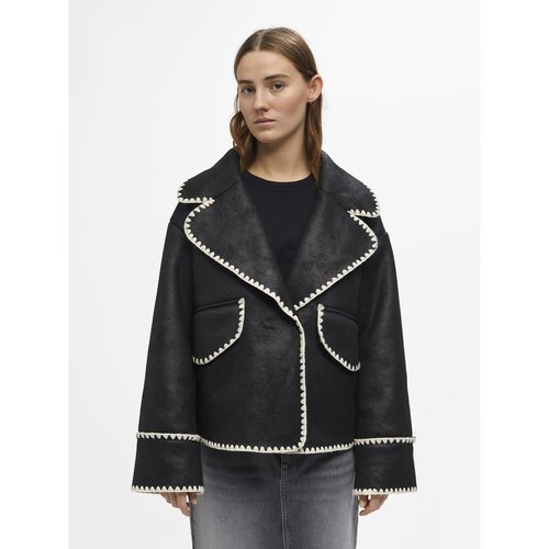 Veste effet daim black Object Collectors Item La Redoute