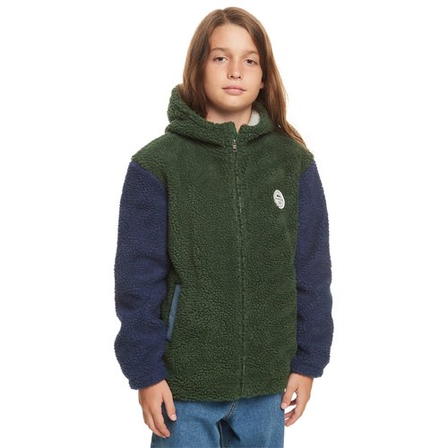 Veste polaire zippee a capuche POP CORN AT SCHOOL