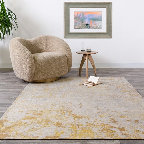 Faded abstract flatweave indoor/outdoor rug So'home | La Redoute