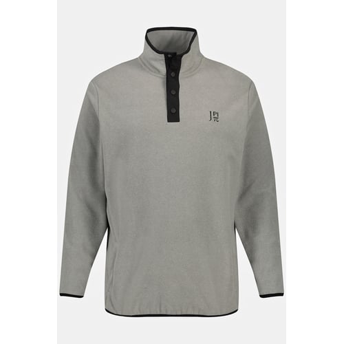Pull Camionneur Homme Hiver - Col Roulé Zippé, Manches Longues - Tissu Chaud Polaire - Coupe Décontractée Grande Taille - Couleur Unie - 3