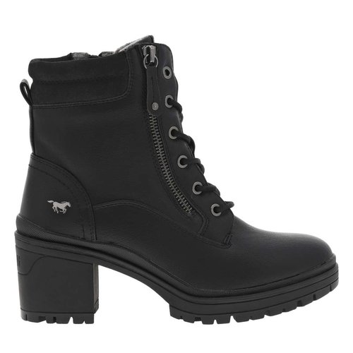 Bottines talon decroche moyen Mustang La Redoute