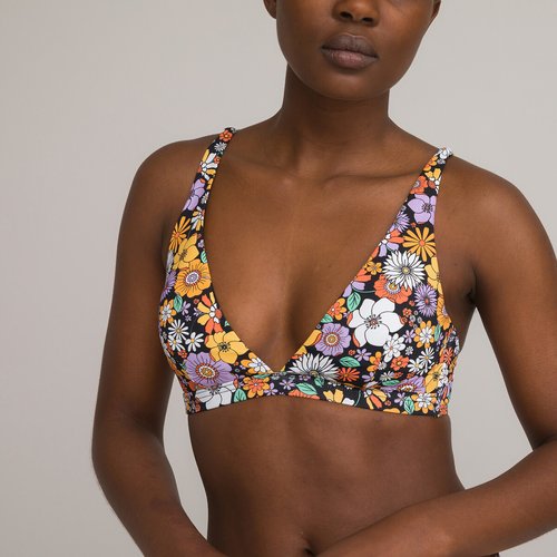 Haut de maillot de bain foulard imprime fleurs imprime floral La Redoute Collections La Redoute