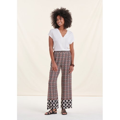 Pantalon fluide taille elastique La Fee Maraboutee La Redoute