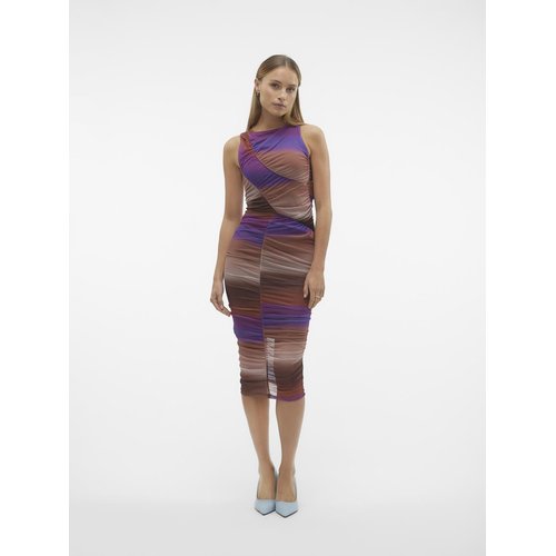 Robe de soiree vmhannah robe longue rustic brown Vero Moda La Redoute