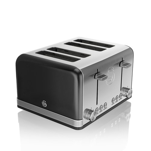 Black and white toaster discount