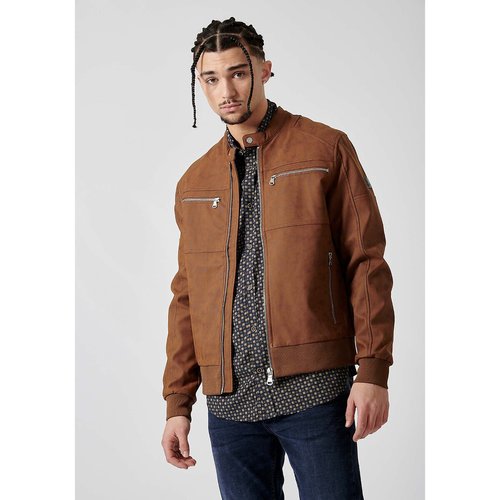 Faux leather biker jacket Kaporal La Redoute