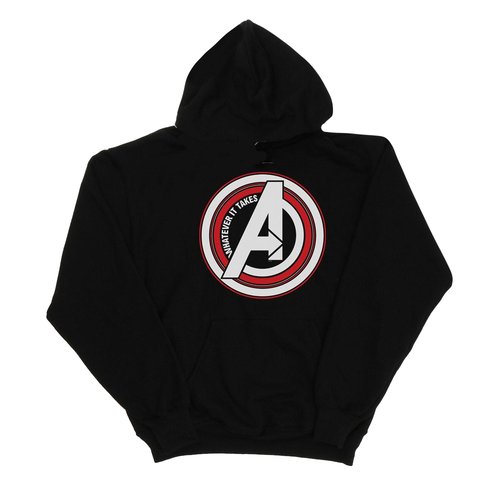 Sweat a capuche noir Marvel La Redoute