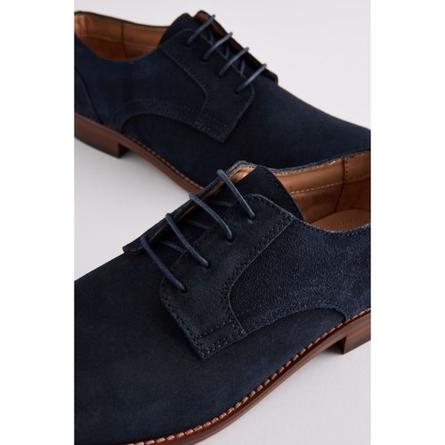 Chaussures Derby à lacets en cuir noir pour hommes Aldwin Lace