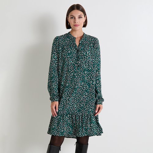 Robe chemisier vert emeraude Grain De Malice La Redoute