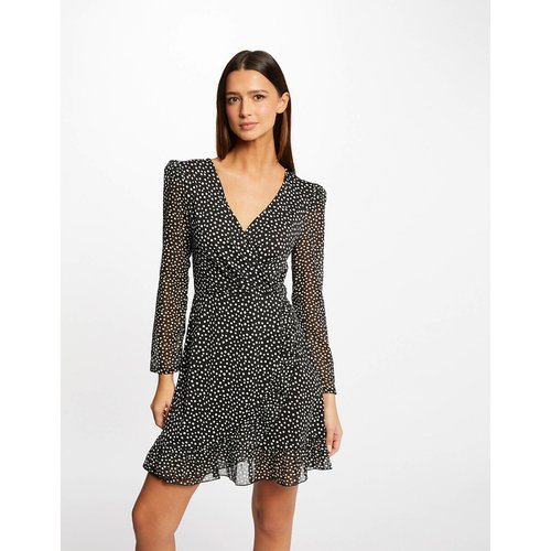 Polka dot mini dress black with polka dots Morgan La Redoute
