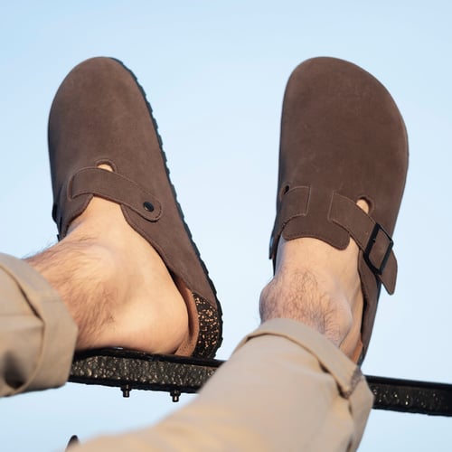 Sabots Femme Isotoner Ultra Confortables - Semelle Cuir Avec Grand Nœud - Confort Exceptionnel