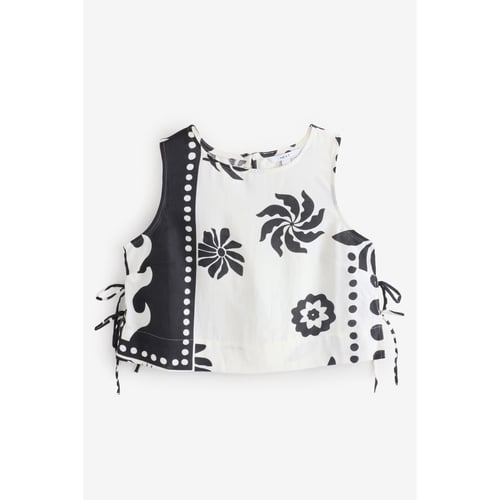 Top La Redoute Smart Noir à Pois Avec Capuche Et Encolure Drapée - Taille 12
