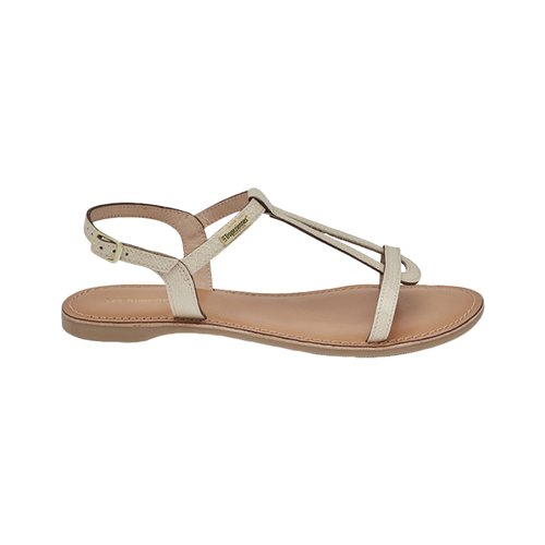 Sandales cuir hamat creme Les Tropeziennes Par M Belarbi La Redoute