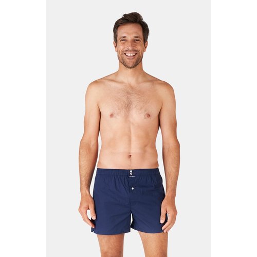 Calecon en coton avec suspensoir n 010 bleu Arthur La Redoute