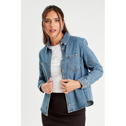 Cache cache veste jean 2025
