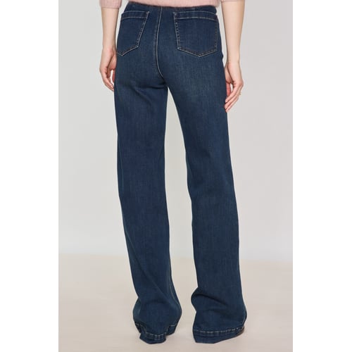 Pantalon Jean Noir 123 Taille 36 Femme - Style Chino, Occasion En Très Bon état