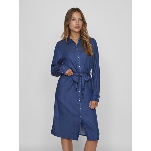 Robe mi longue Denim