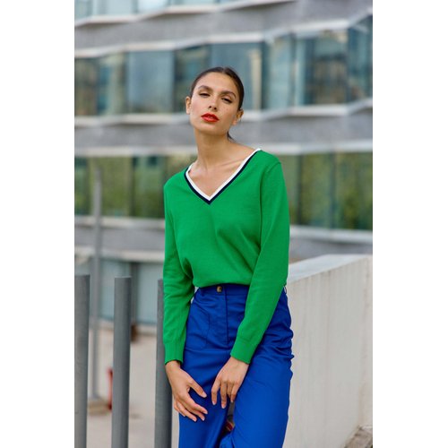 Pull col v uni manon La Petite Etoile La Redoute